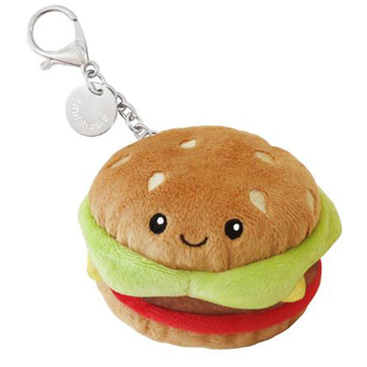 Squishable Micro Hamburger 3 Inch Plush Keychain