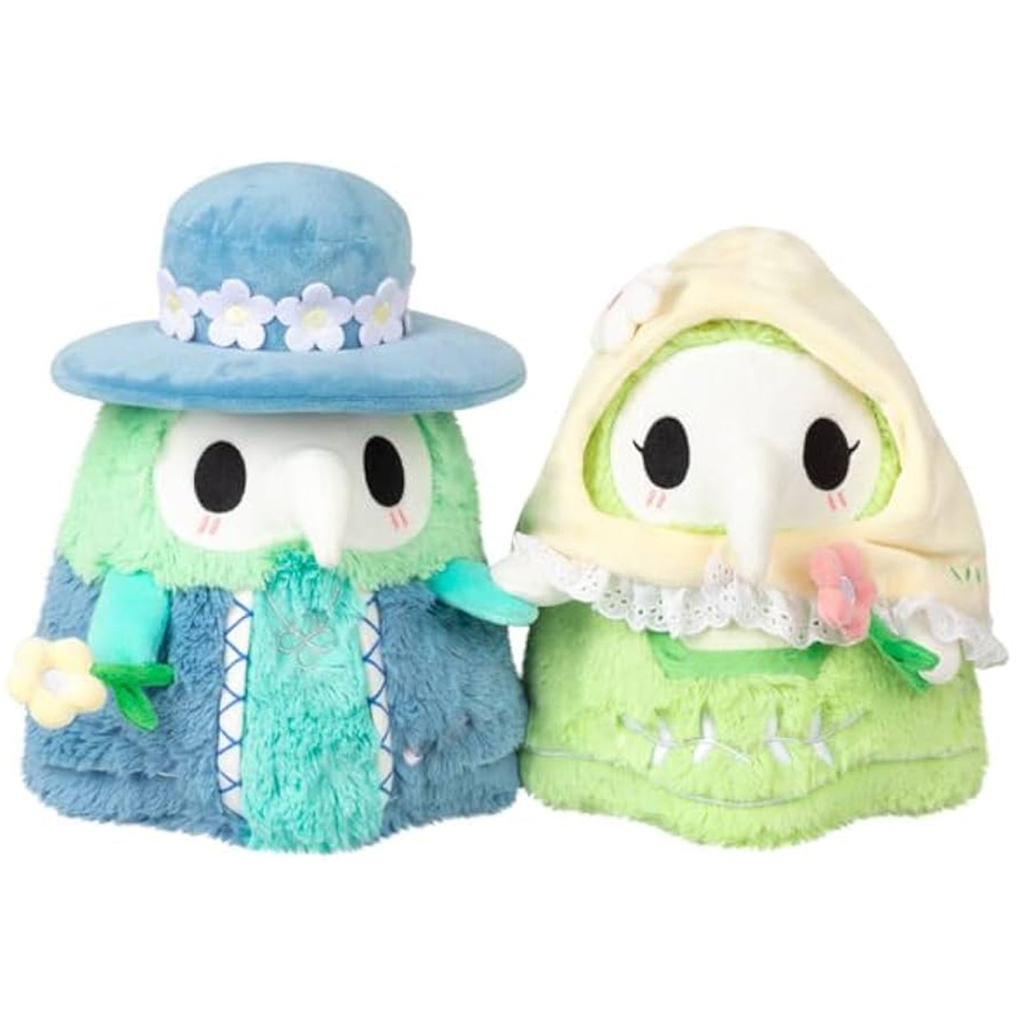 Squishable Mini Spring Plague Doctor And Nurse 10 Inch Plush Set