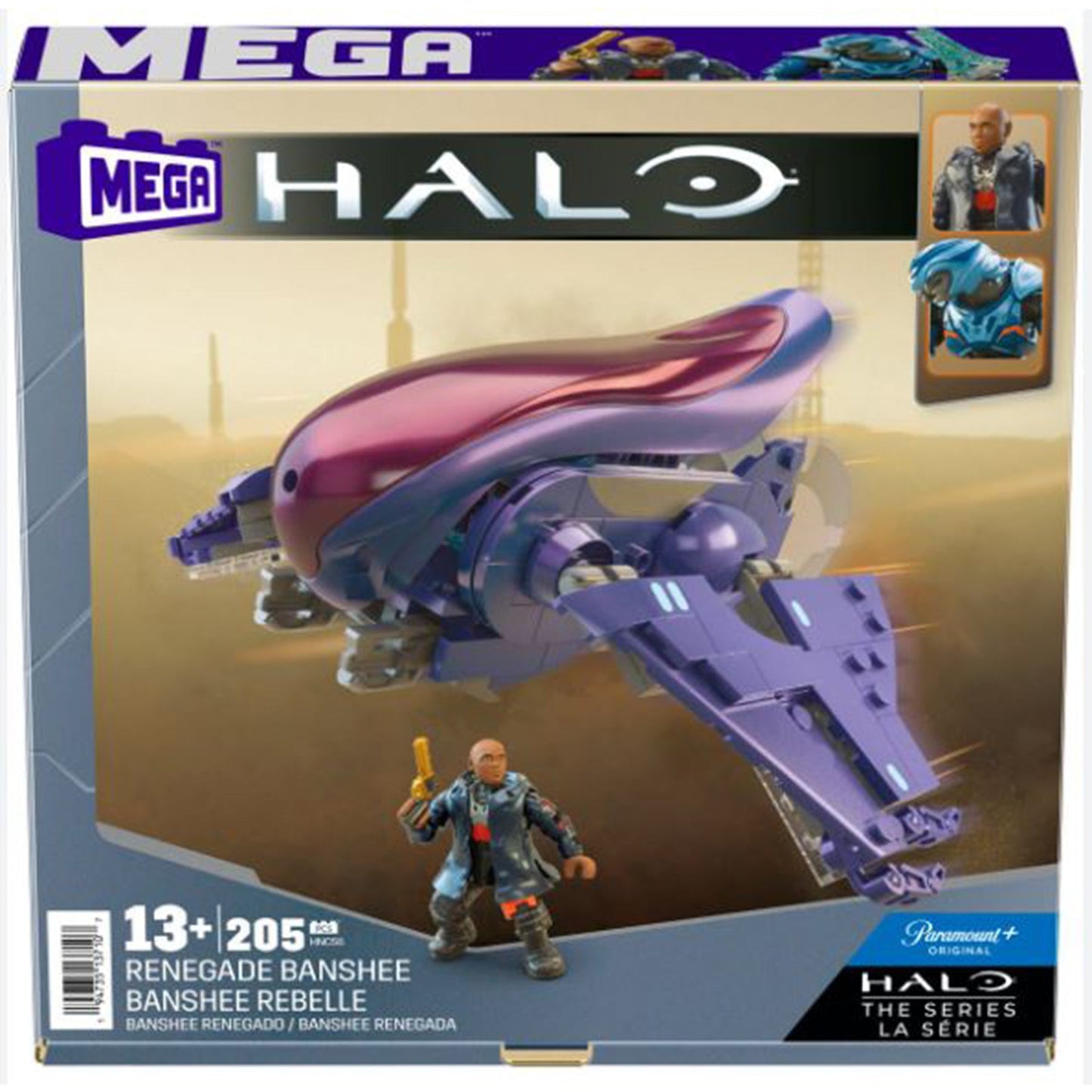 MEGA Halo The Series Renegade Banshee 205 Piece Building Set