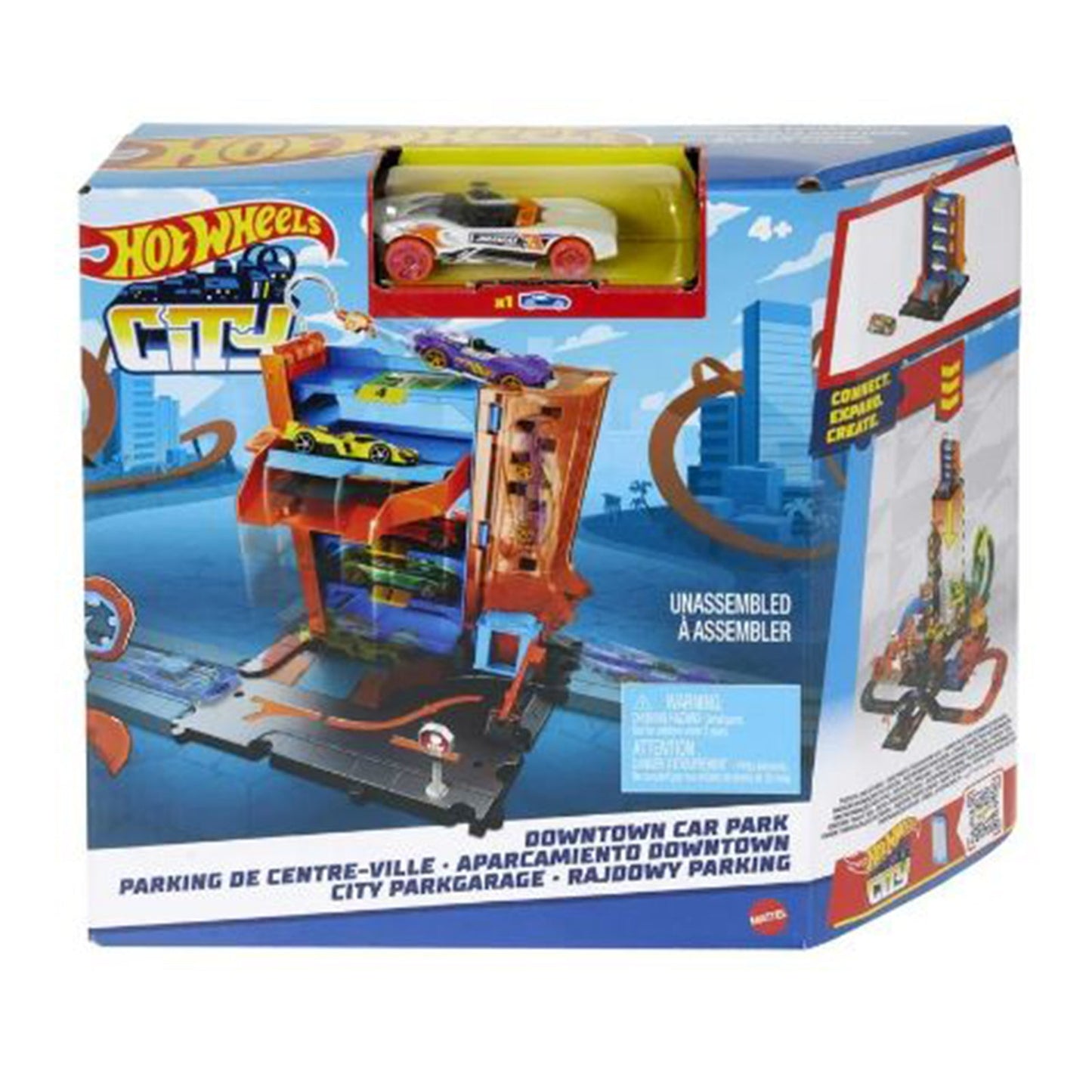 Mattel Hot Wheels City Downtown Car Park Set