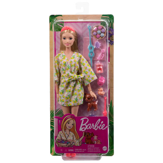 Mattel Barbie You Can Be Anything Blonde Spa With Puppy Doll Set