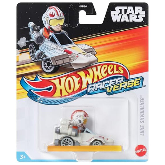 Mattel Hot Wheels Racer Verse Star Wars Luke Skywalker Toy Vehicle