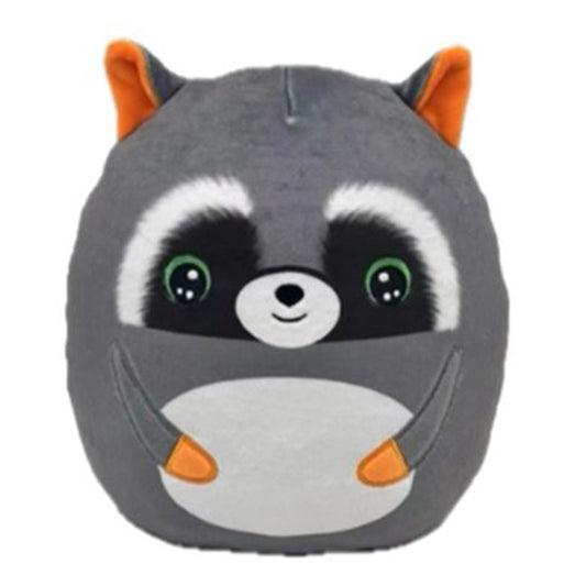 Ty Squishy Beanies Snealy Racoon Gray 8 Inch Plush Figure