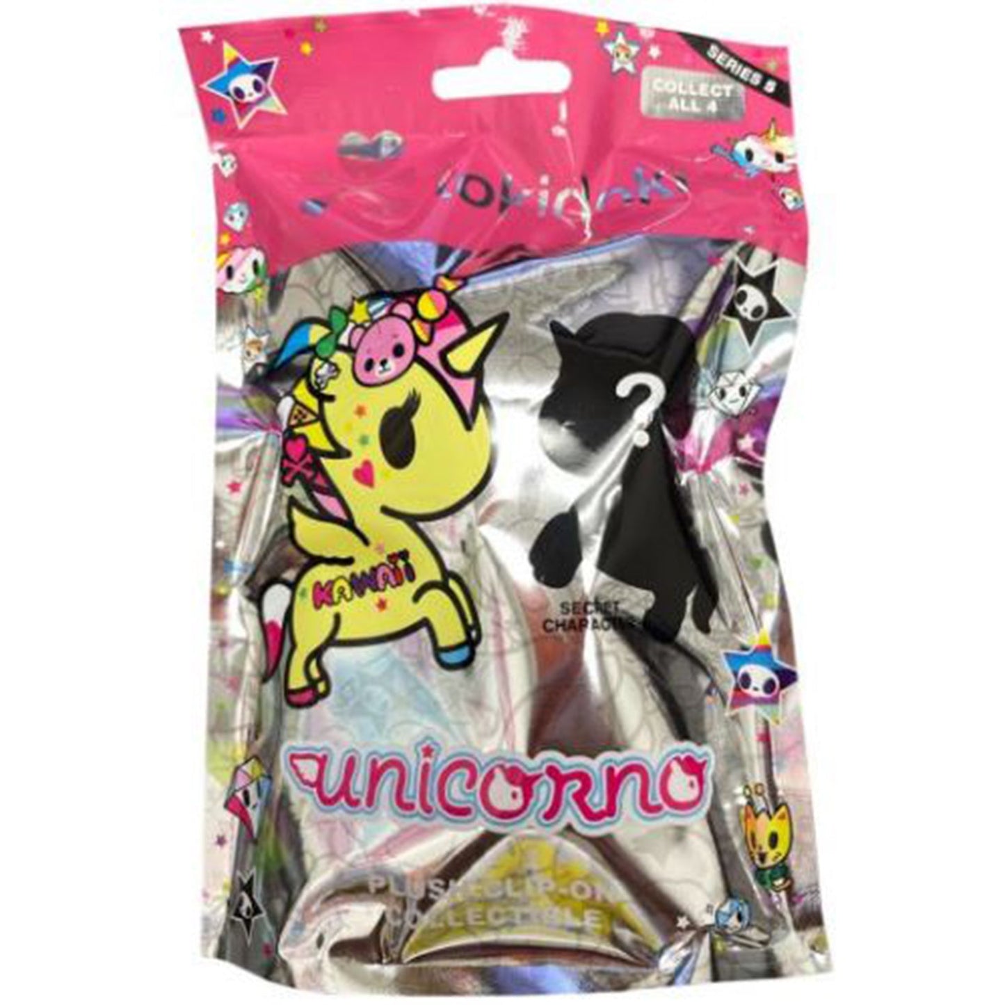 Aurora Tokidoki Frozen Treats Unicorno Single Blind Bag Plush Clip-On Collectible