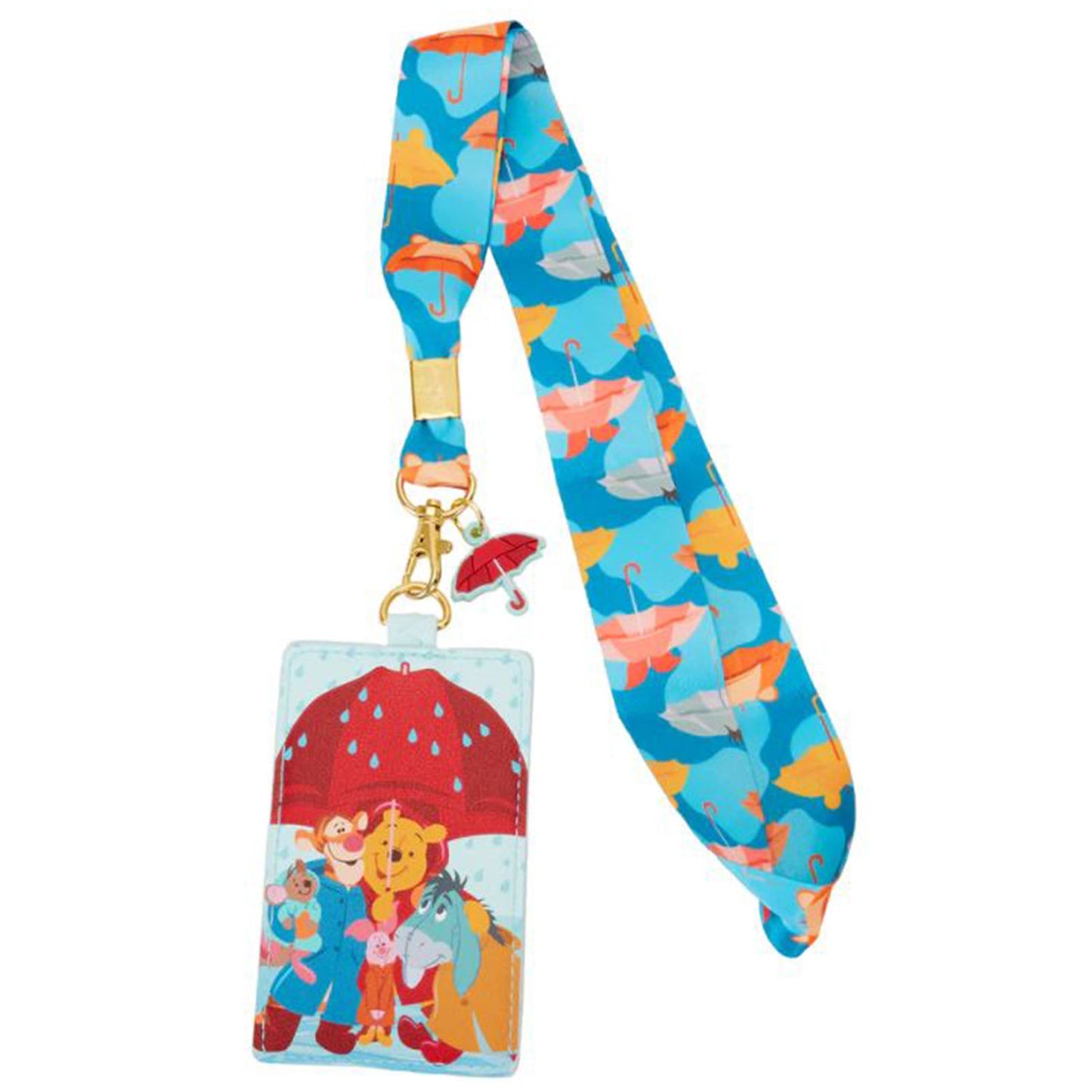 Loungefly Disney Winnie The Pooh And Friends Rainy Day Lanyard