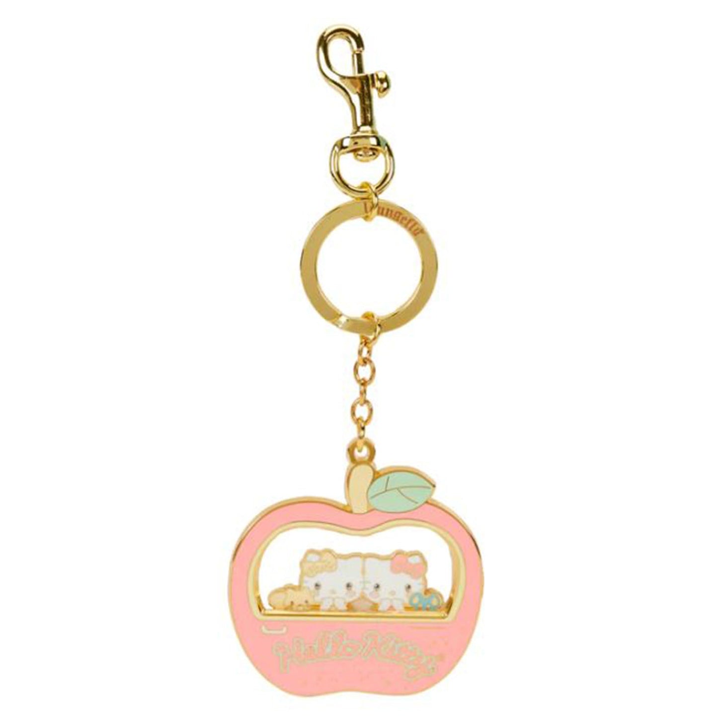 Loungefly Sanrio Hello Kitty Carnival Apple Spinning Enamel Keychain