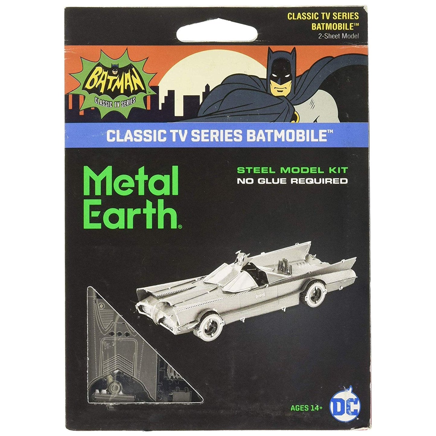 Metal Earth DC Batman Classic TV Series Batmobile Steel Model Kit