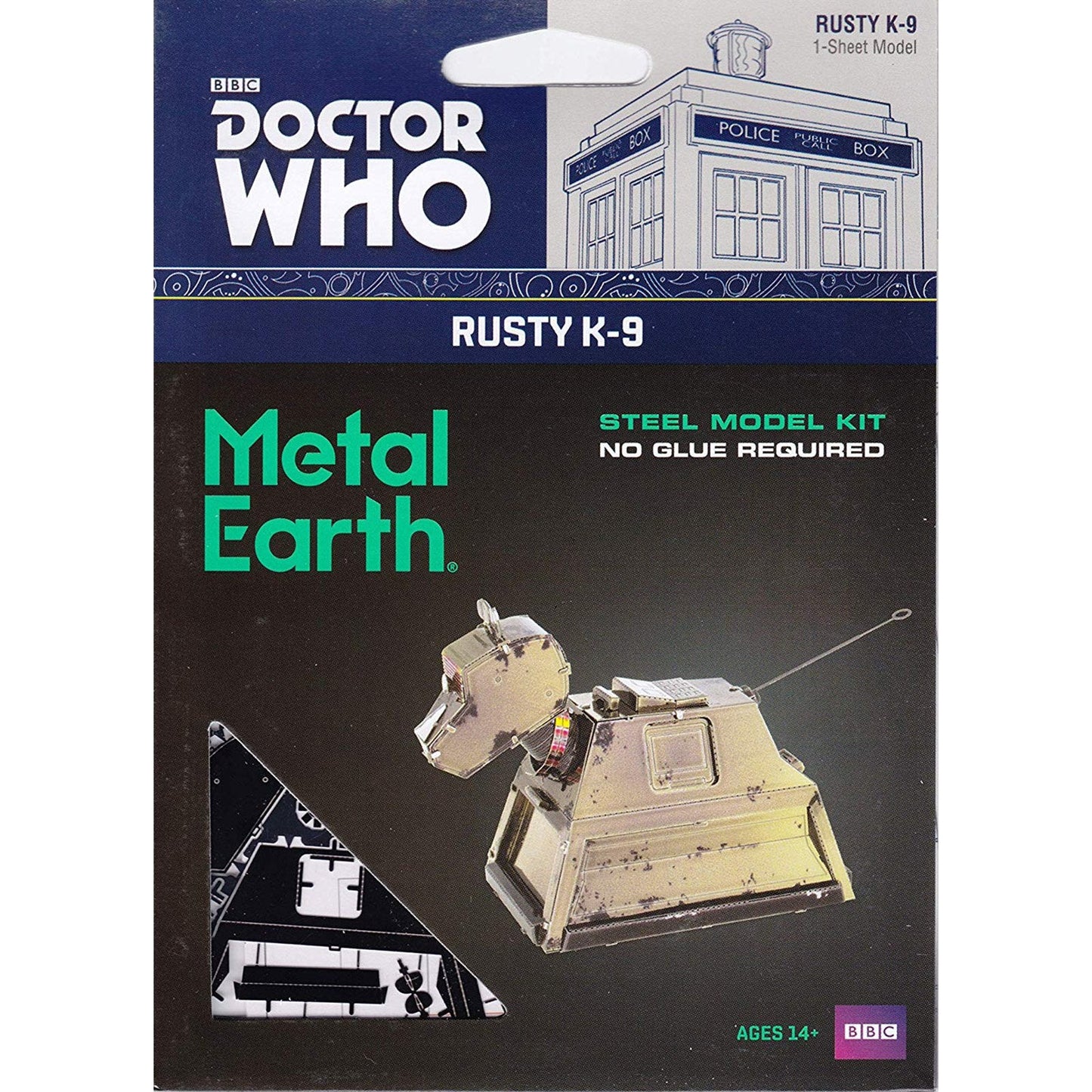 Metal Earth Doctor Who Rusty K-9 Steel Model Kit