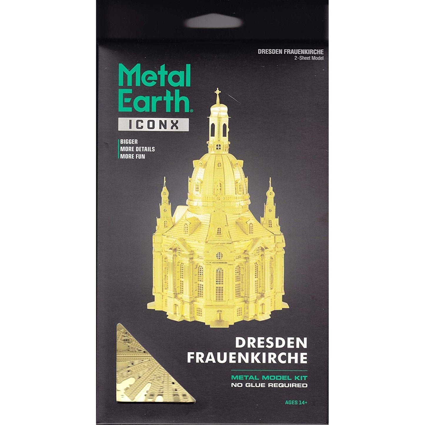 Metal Earth Iconx Dresden Frauenkirche Steel Model Kit