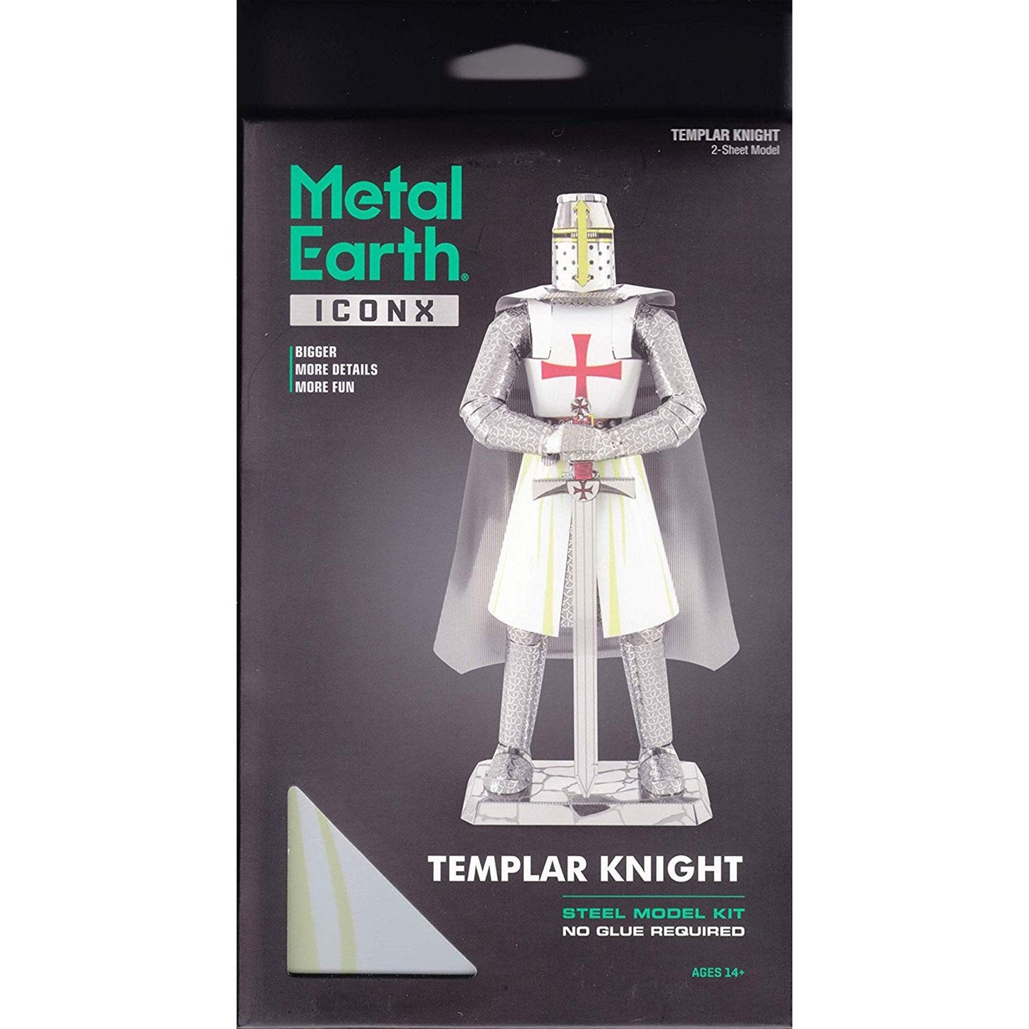 Metal Earth Iconx Templar Knight Steel Model Kit