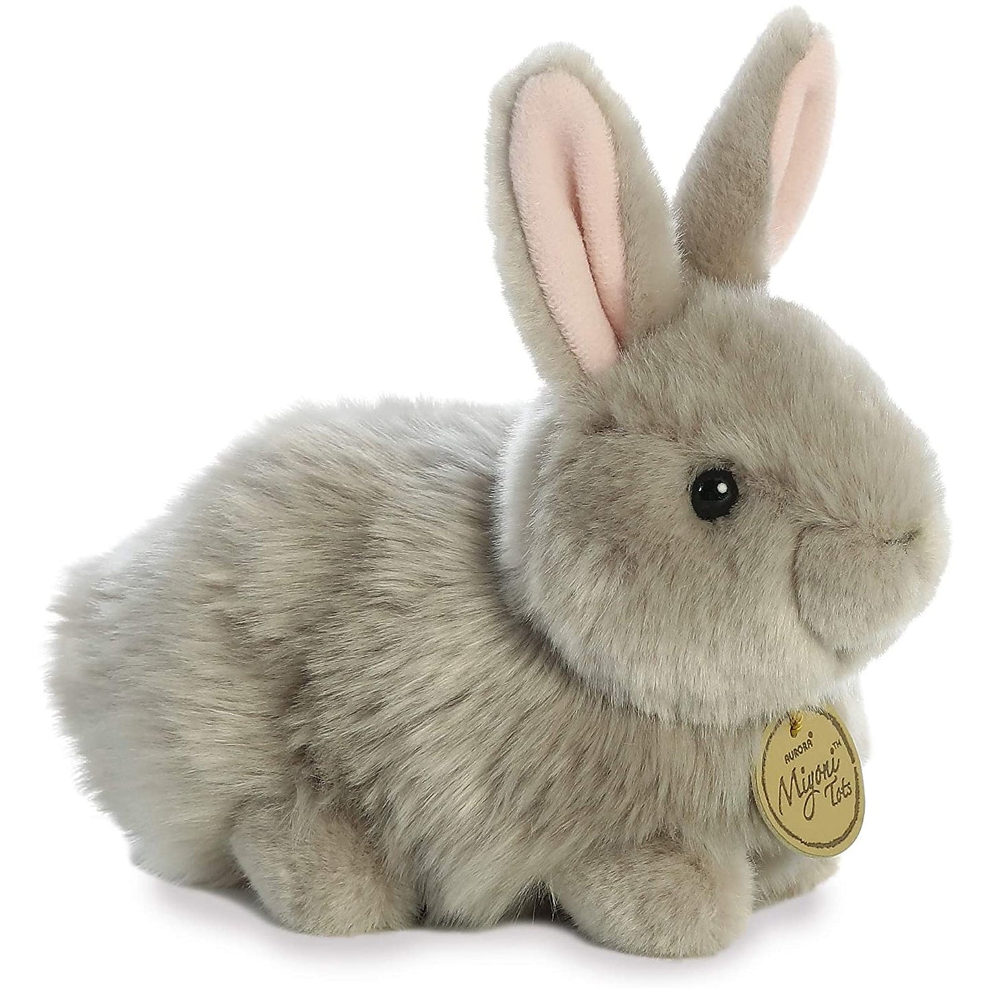 Aurora Angora Bunny Grey 7.5 Inch Plush