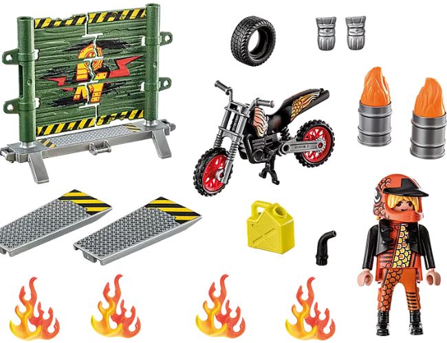 Playmobil Stunt Show Starter Pack Bike Building Set 71256