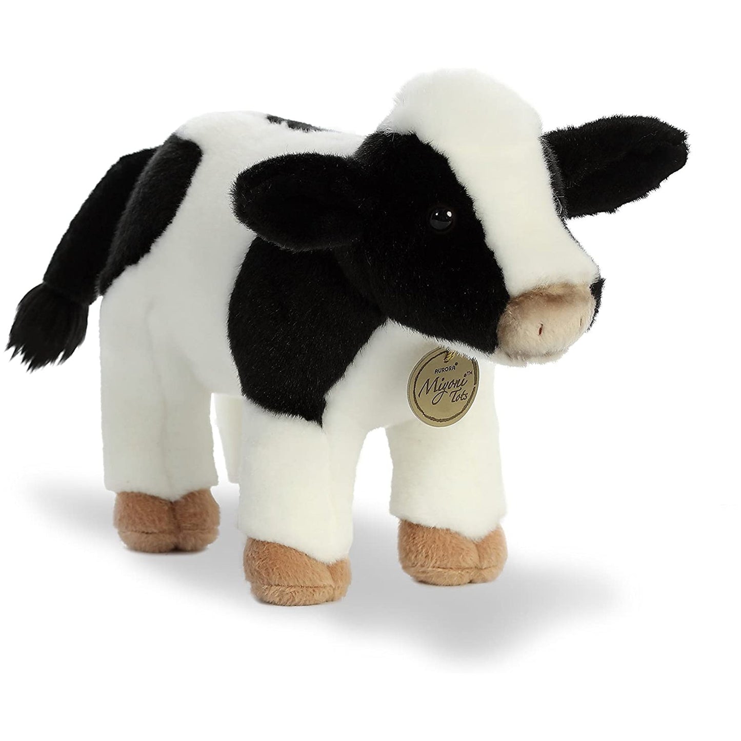 Aurora Miyoni Tots Holstein Calf 11 Inch Plush