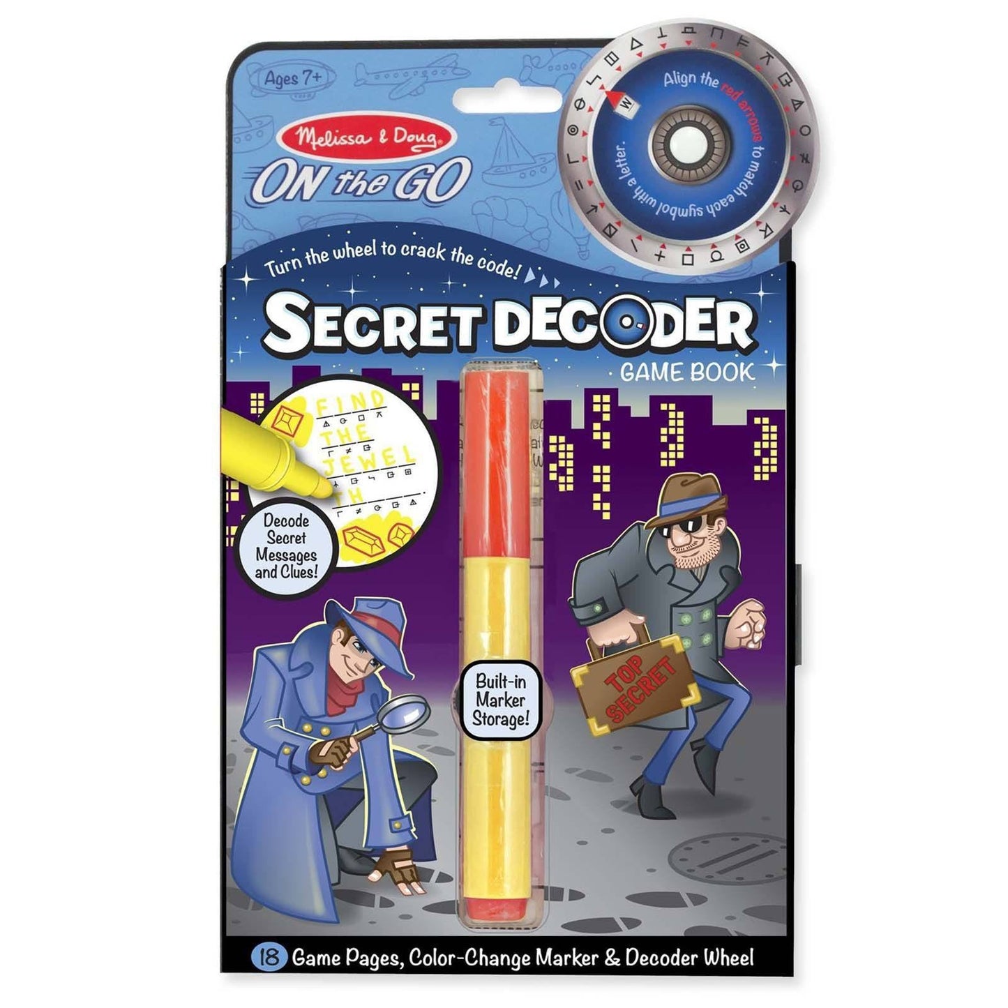 Melissa And Doug On The Go Secret Decoder Game Book