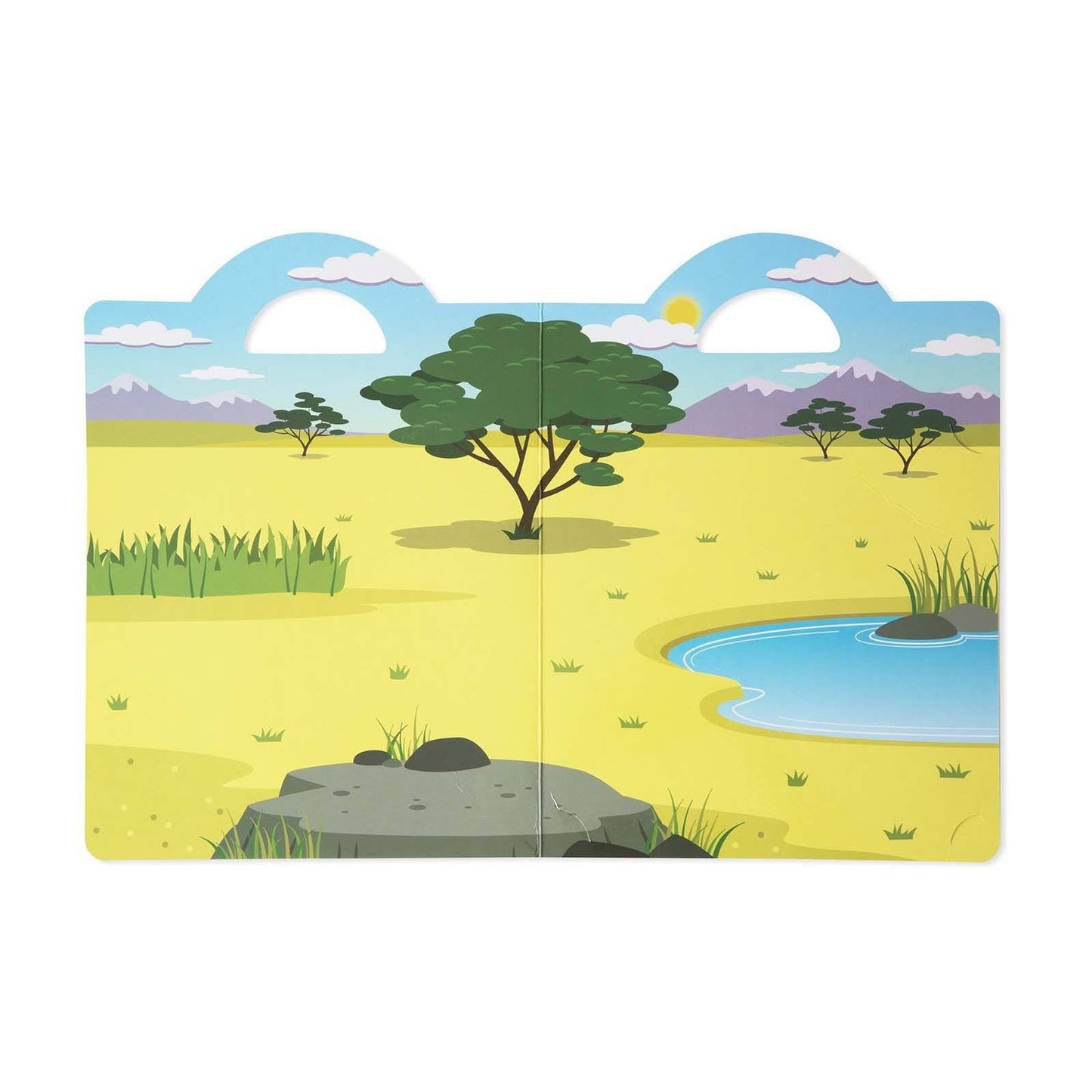 Melissa And Doug Safari Puffy Reusable Sticker Set