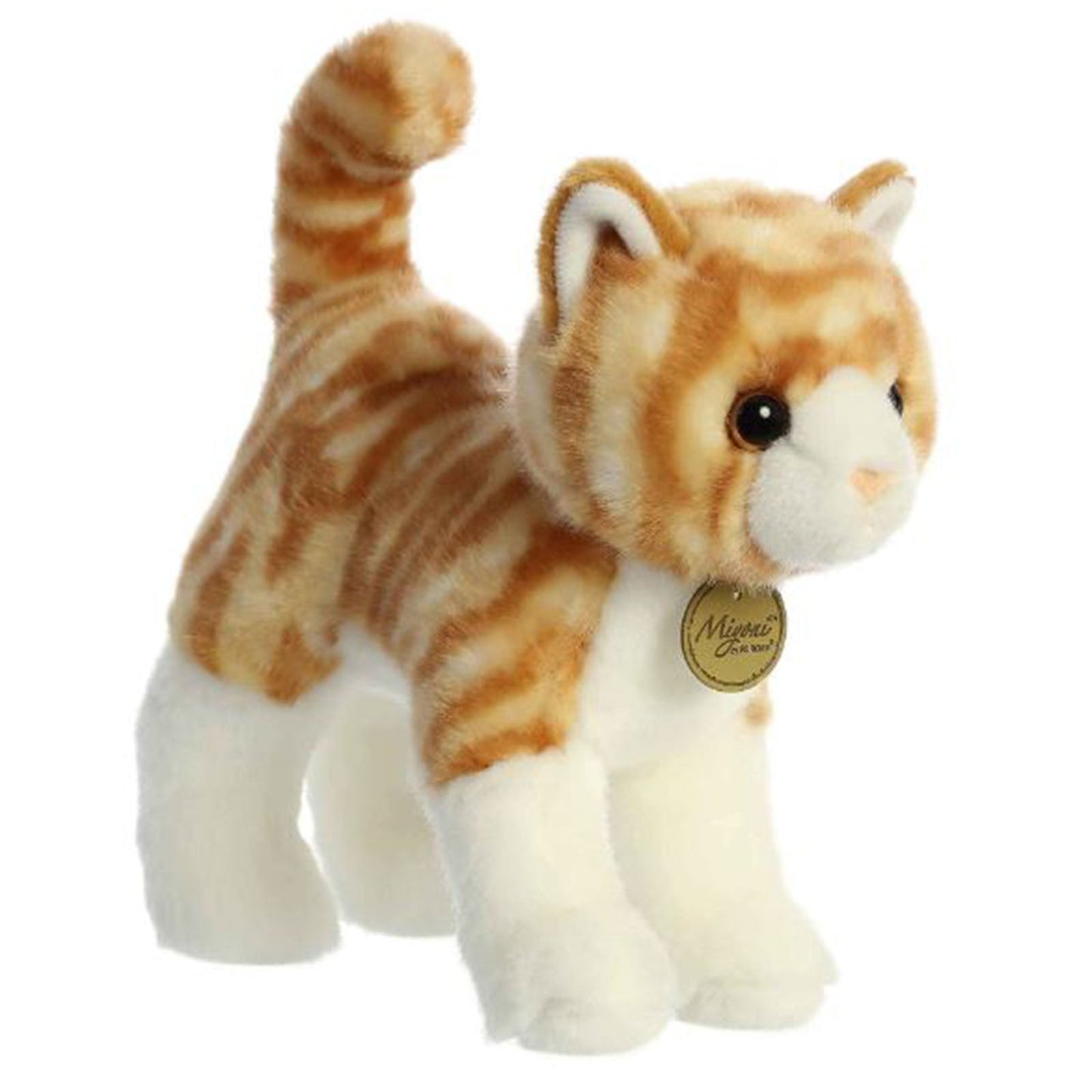 Aurora Miyoni Orange Tabby Cat 10 Inch Plush Figure