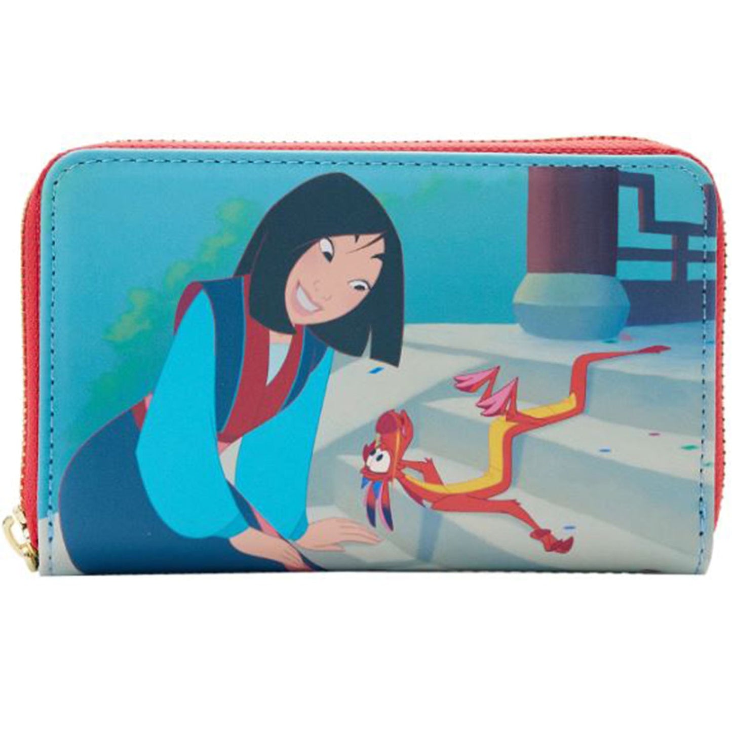 Loungefly Disney Mulan Princess Scene Zip Around Wallet