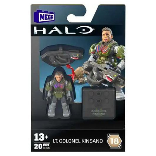 Mega Construx Halo Heroes Lt Colonel Kinsano Building Set