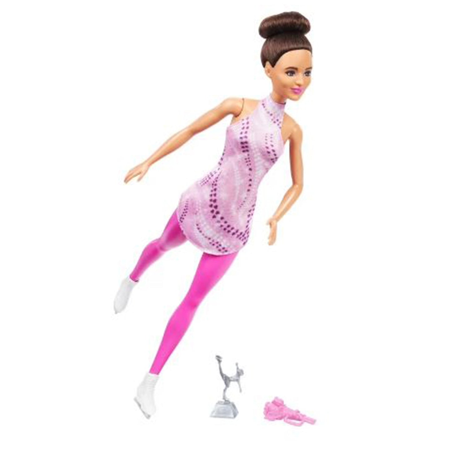 Mattel Barbie You Can Be Anything Brunette Figure Skater Doll