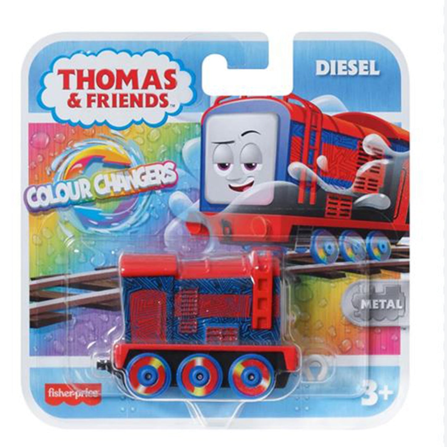 Mattel Thomas And Friends Color Changers Diesel Metal Train Engine