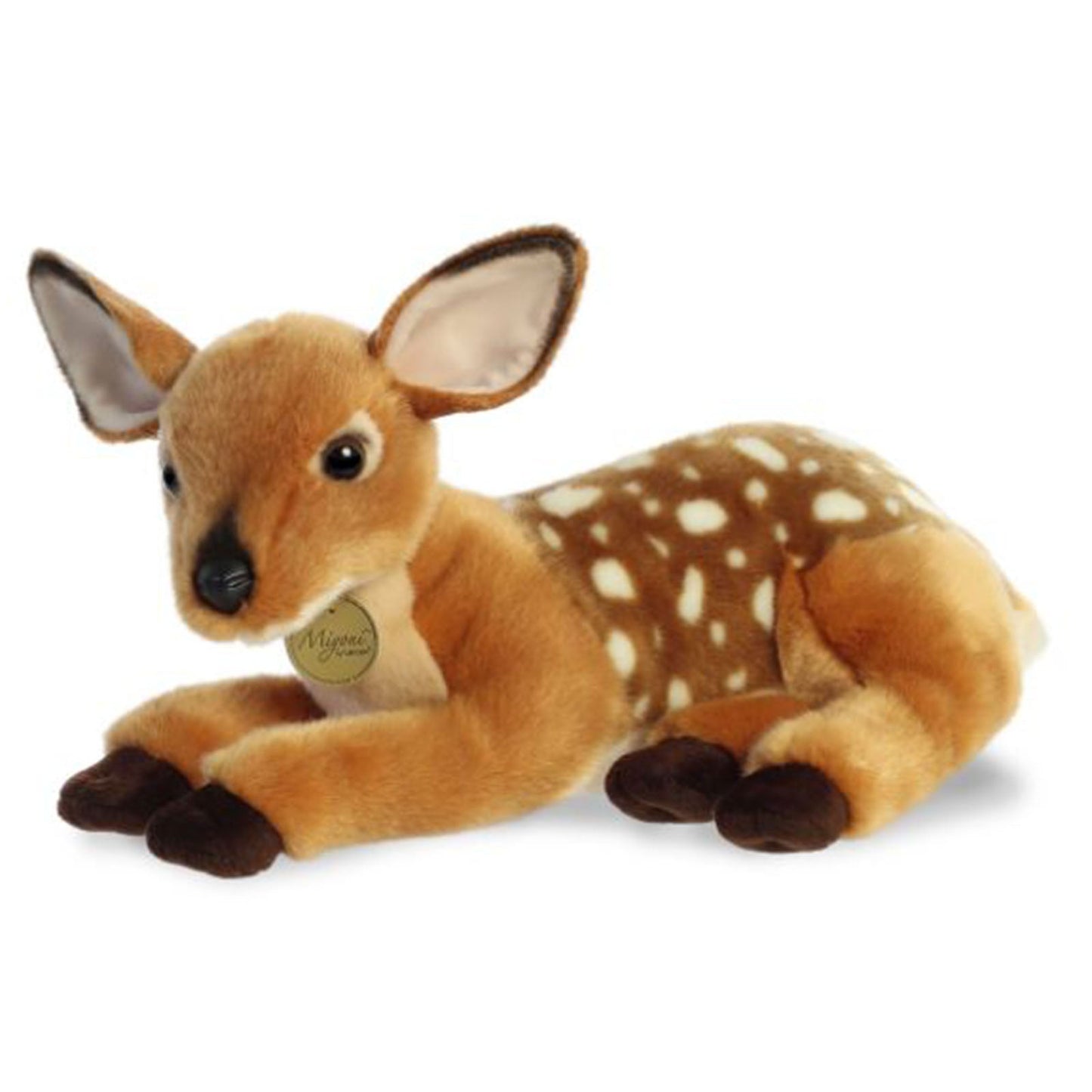 Aurora Miyoni Deer Laying 15 Inch Plush