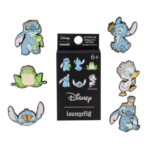 Loungefly Disney Lilo And Stitch Springtime Stitch Single Blind Box Pin