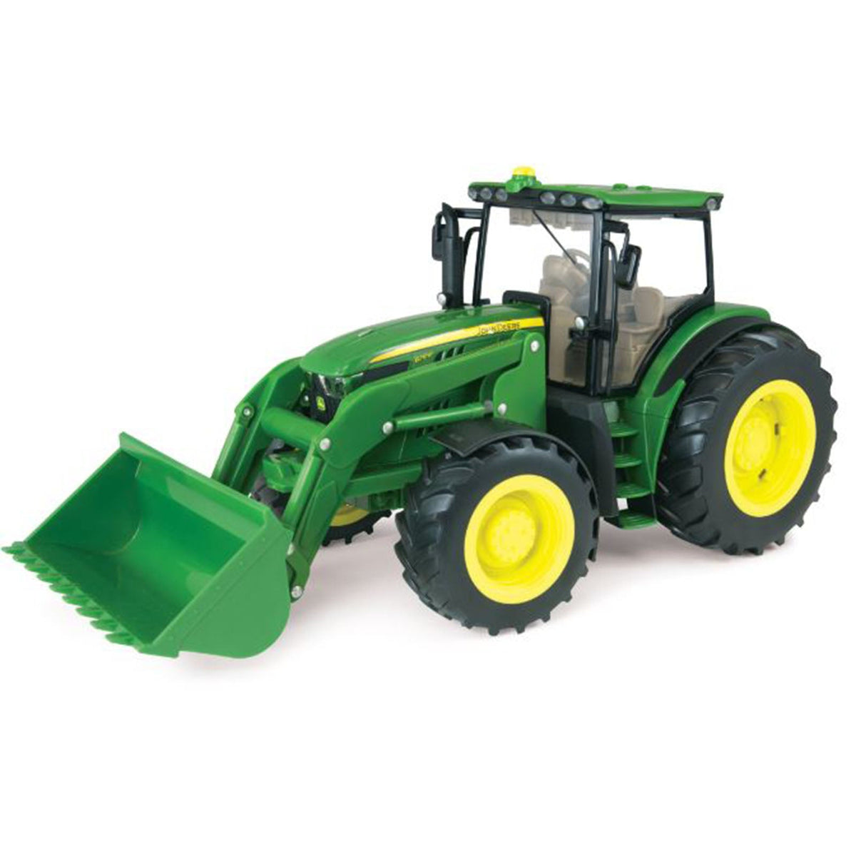 Tomy Big Farm John Deere 1/16 Scale Tractor With Loader