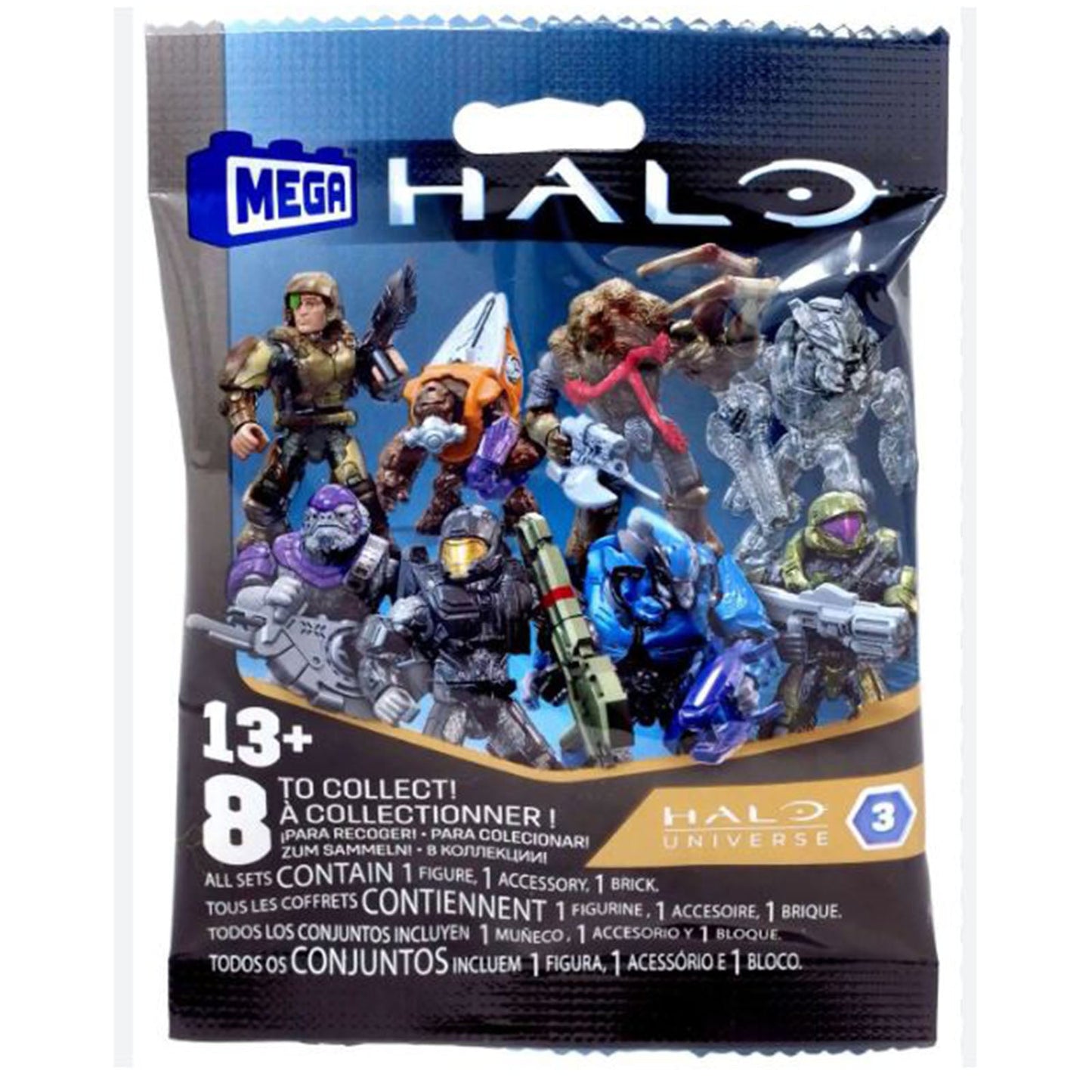 MEGA Series 3 Halo Universe Single Blind Bag Figure