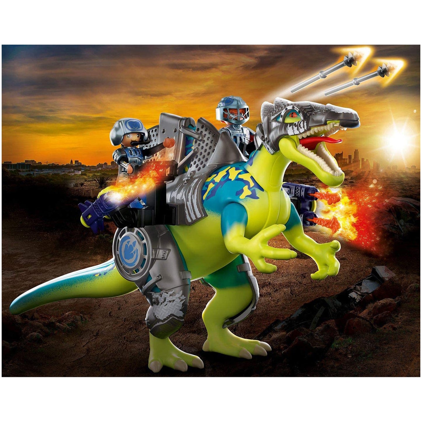 Playmobil Dino Rise Spinosaurus Double Defense Power 70625