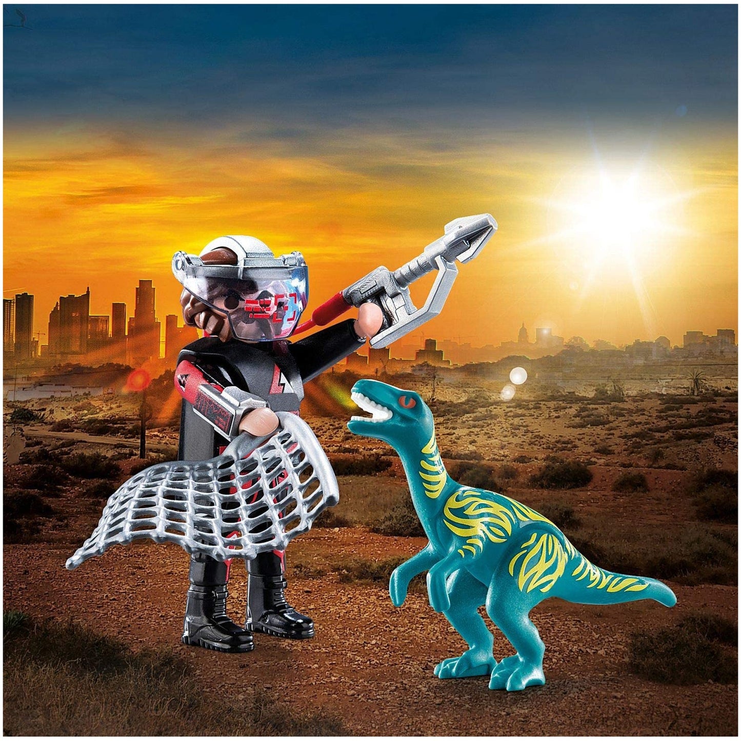 Playmobil Dino Rise Duopack Velociraptor With Dino Catcher 70693