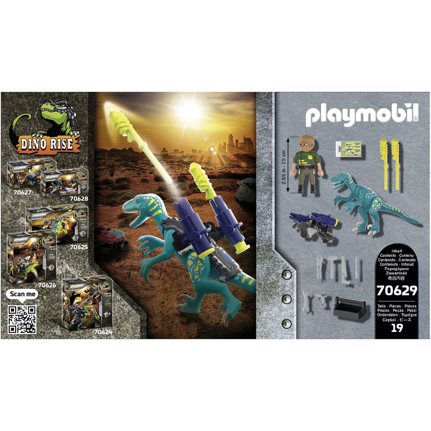 Playmobil Dino Rise Deinonychus Ready For Battle 70629