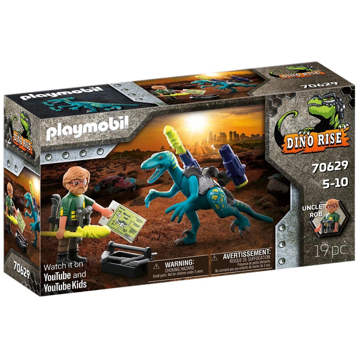 Playmobil Dino Rise Deinonychus Ready For Battle 70629