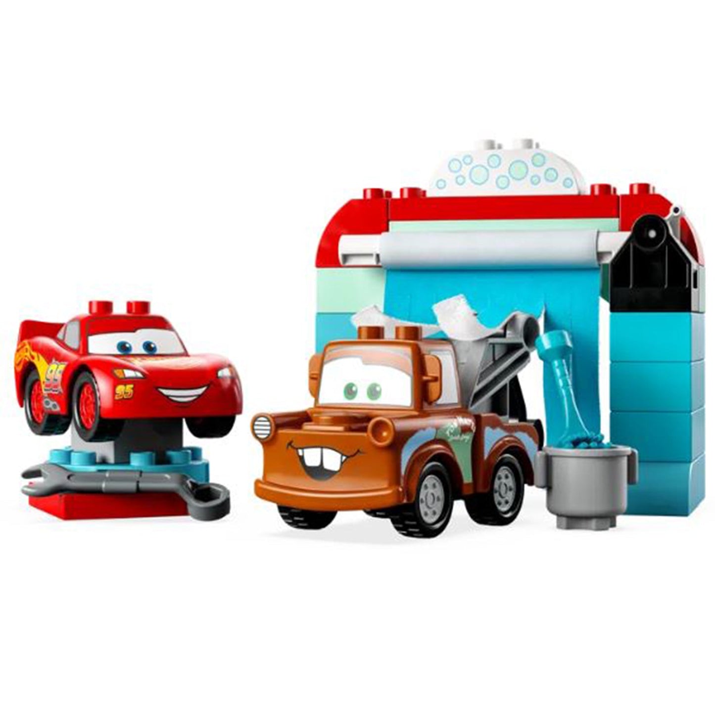 LEGO® Duplo Lightning McQueen And Mater's Car Wash Fun Building Set 10996