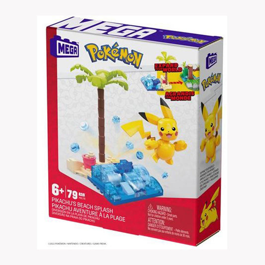 MEGA Pokemon Pikachu's Beach Splash Building Set