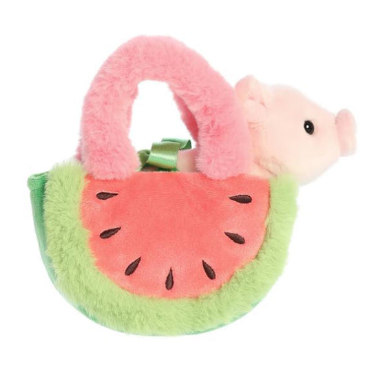 Aurora Fancy Pals Watermelon Piglet 8 Inch Plush