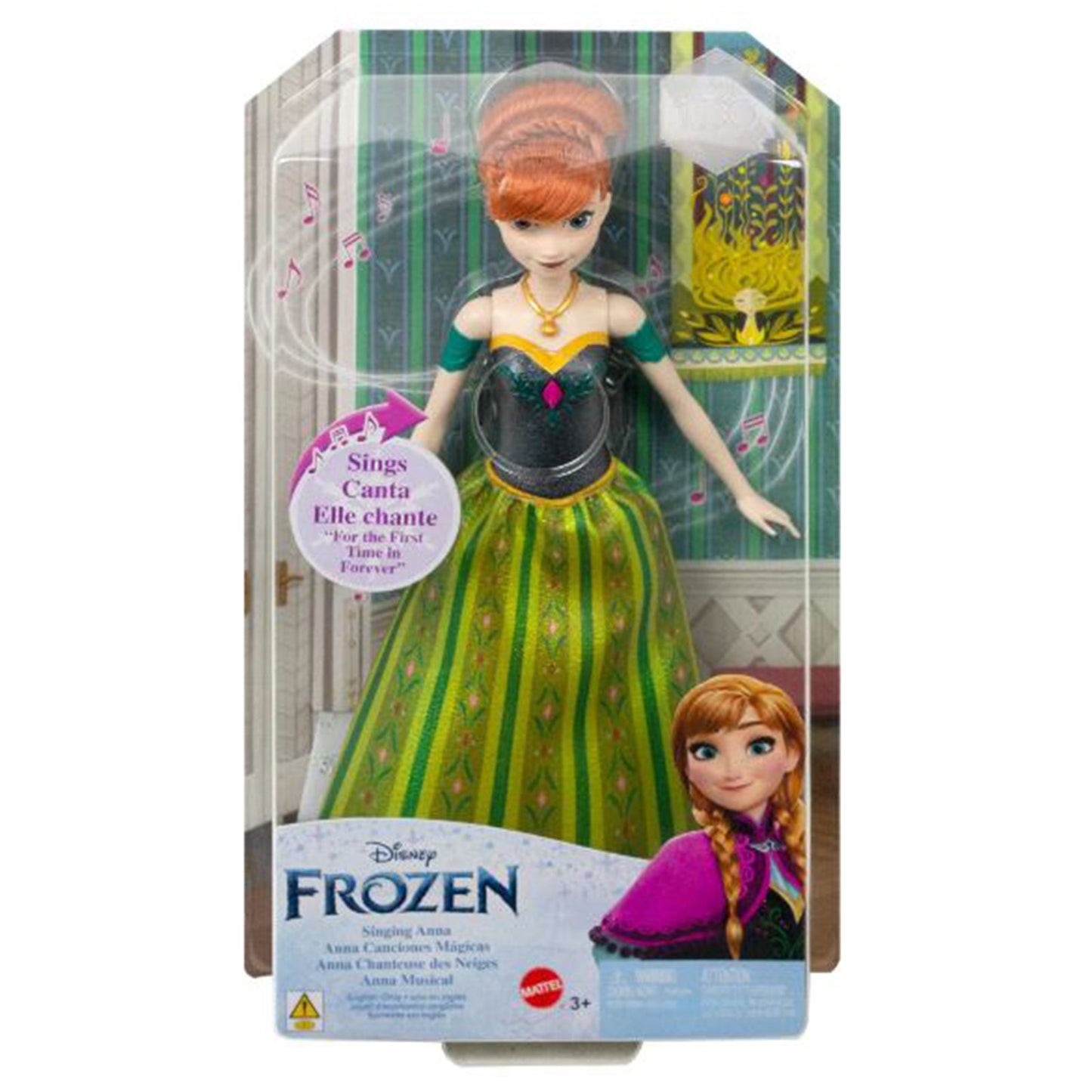 Mattel Disney Frozen Singing Anna Doll