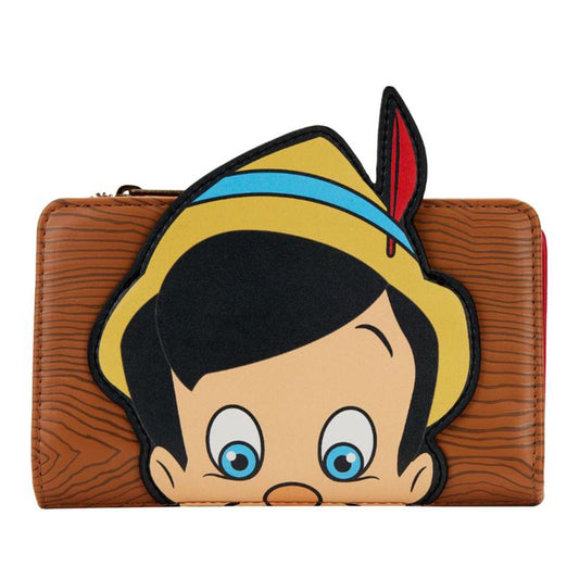 Loungefly Disney Pinocchio Peeking Flap Wallet