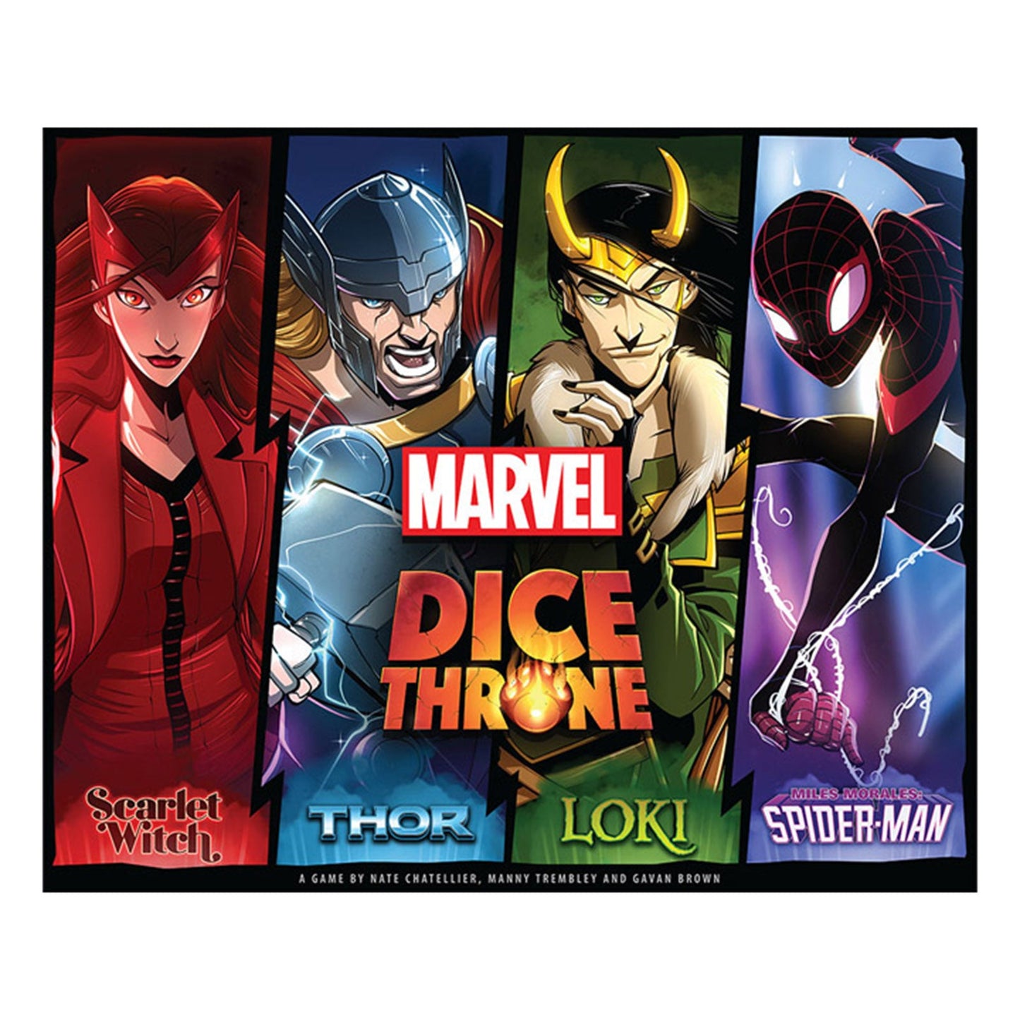 USAopoly Marvel Dice Throne The Game 4 Hero Box Set