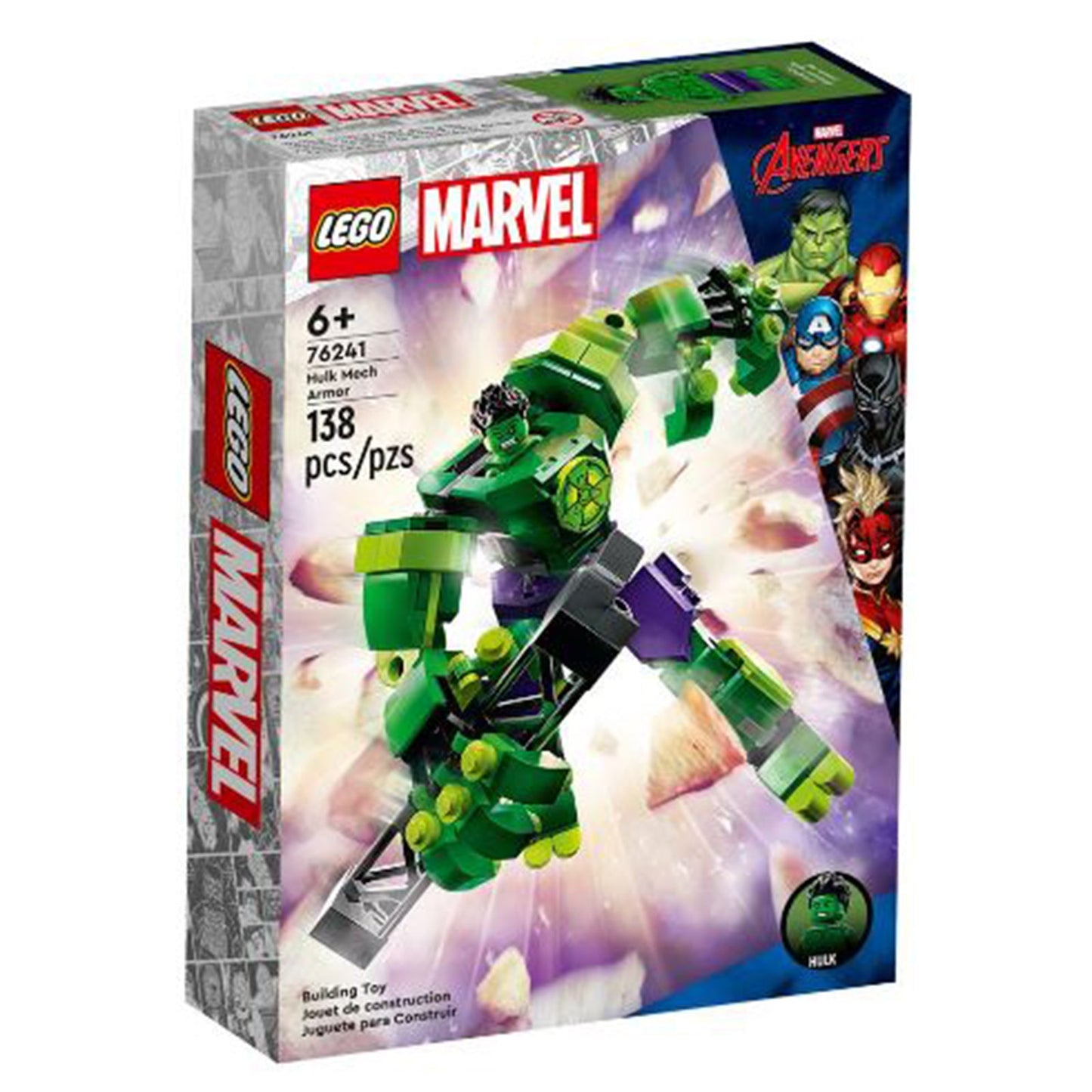 LEGO® Marvel Hulk Mech Armor Building Set 76241