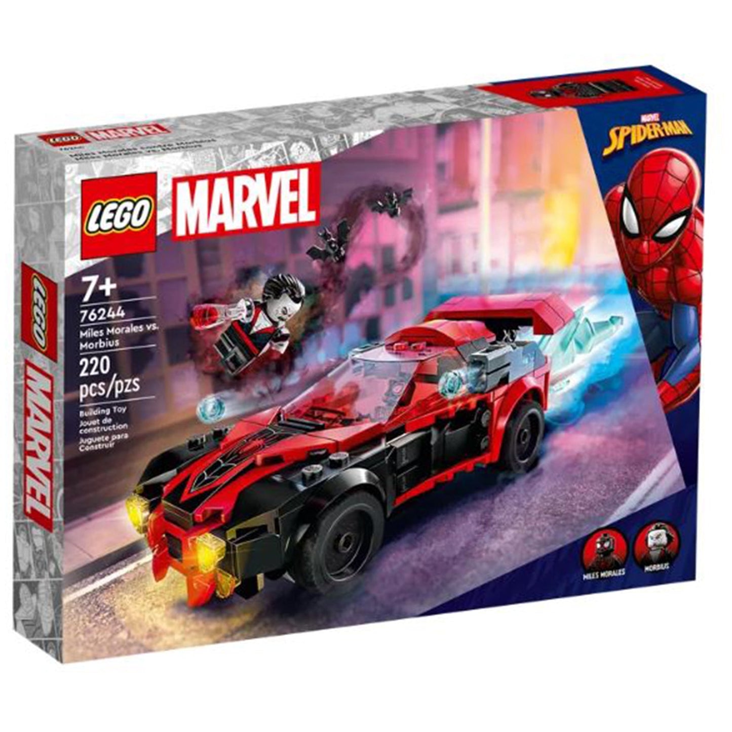 LEGO® Marvel Miles Morales Vs Morbius Building Set 76244