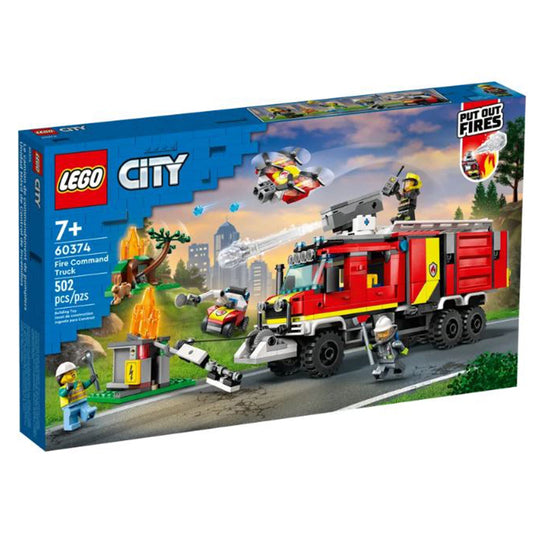 LEGO® City Fire Command Truck Building Set 60374