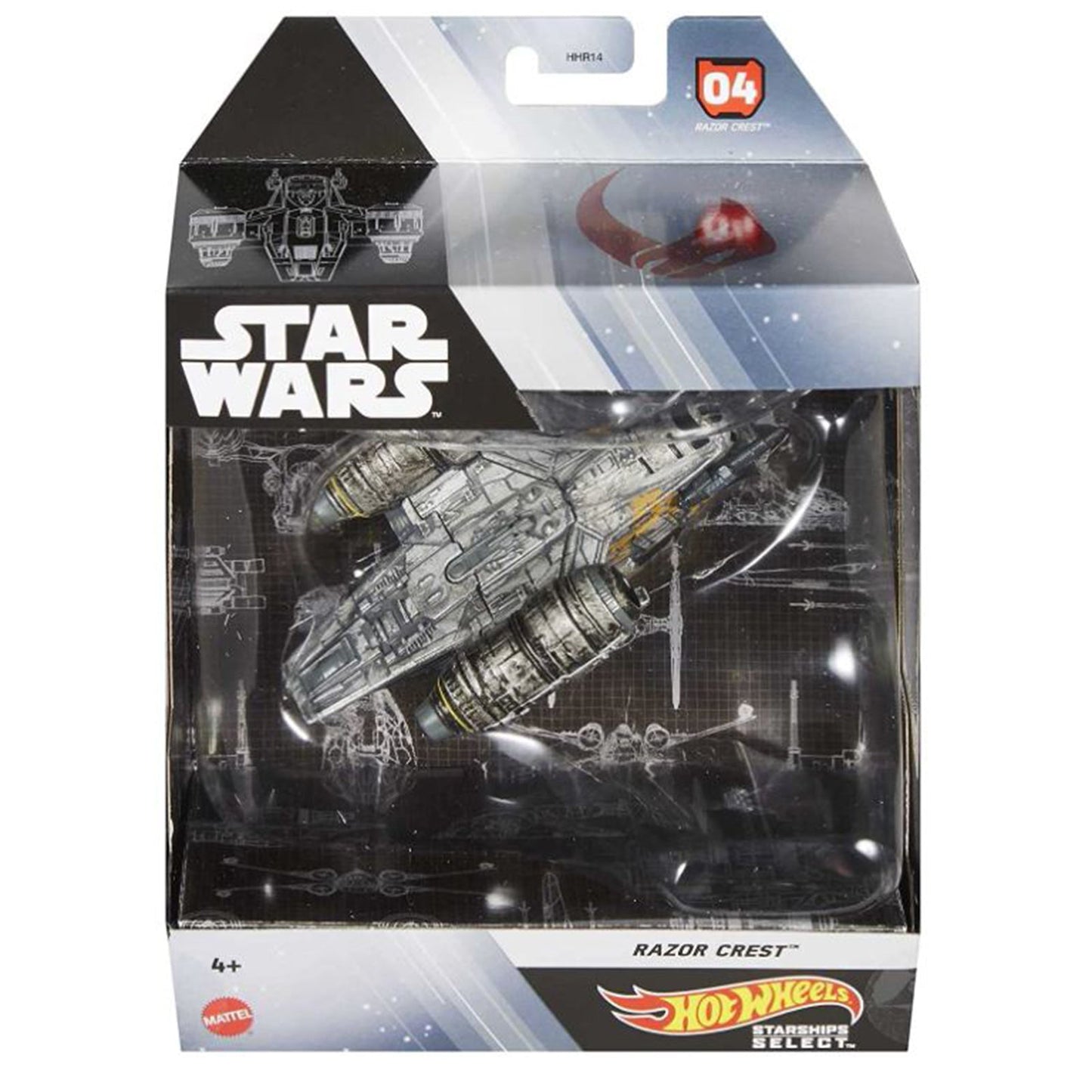 Mattel Hot Wheels Starships Star Wars Razor Crest Figure