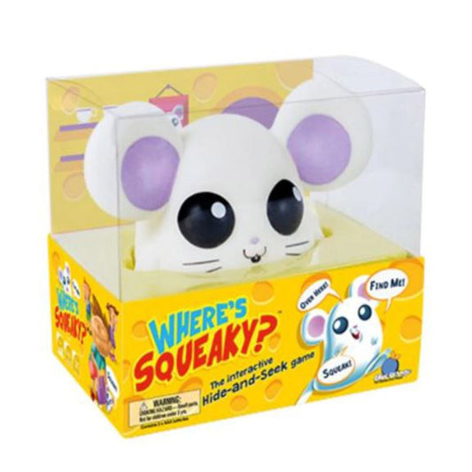 Blue Orange Where's Squeaky Hide And Seek Game