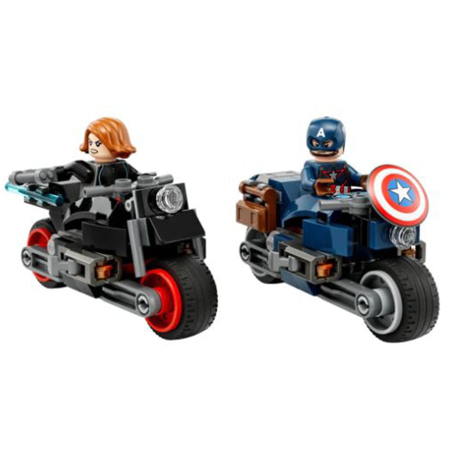 LEGO® Marvel Black Widow And Captain America Motorcycles Building Set 76260