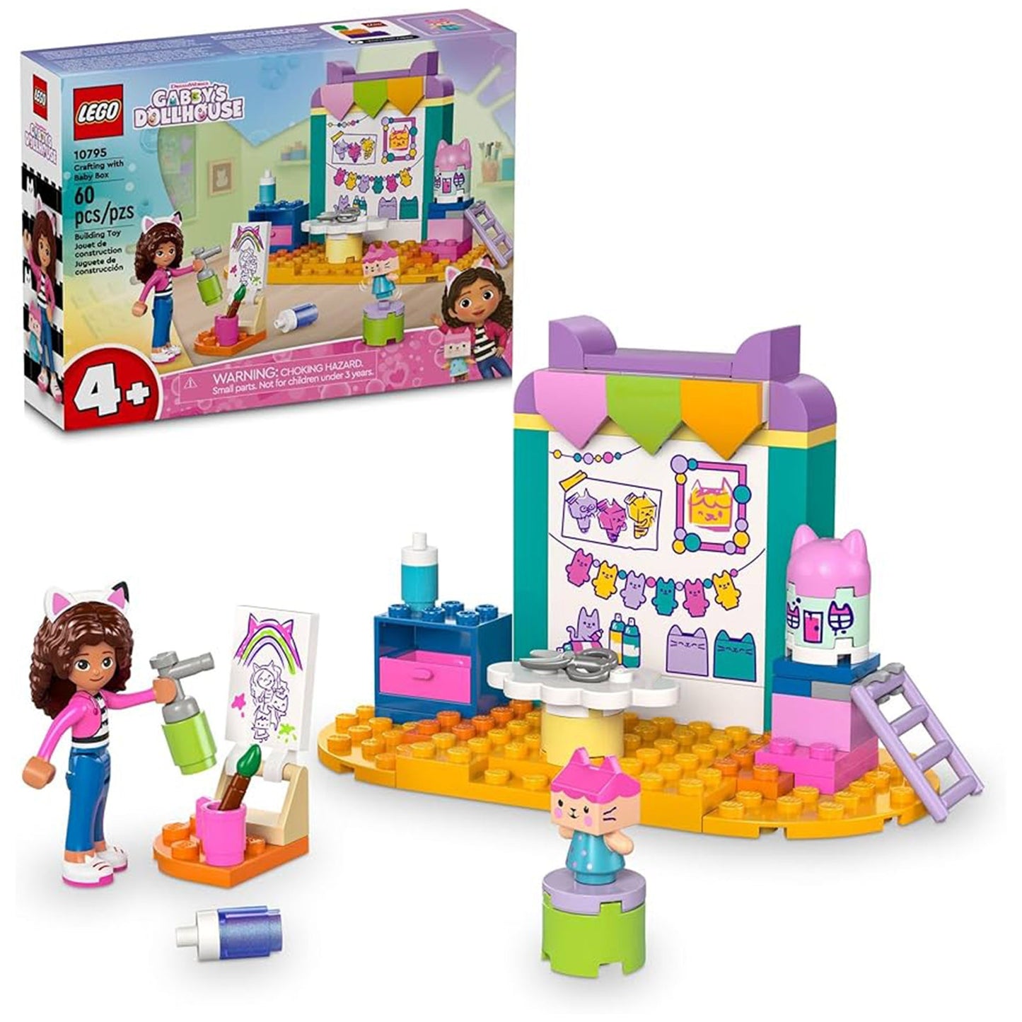 LEGO® DreamWorks Gabby's Dollhouse Crafting With Baby Box Building Set 10795