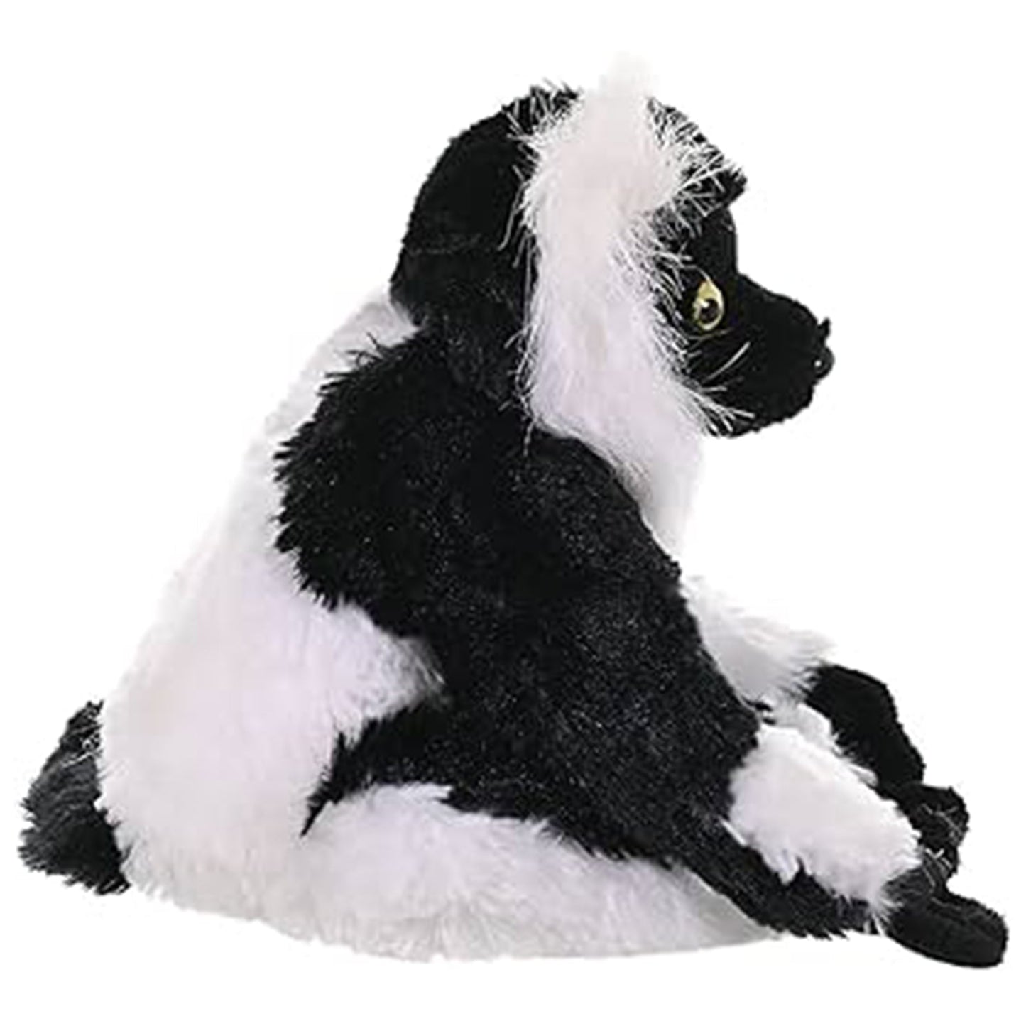 Wild Republic Cuddlekins Black White Ruffed Lemur 11 Inch Plush Figure