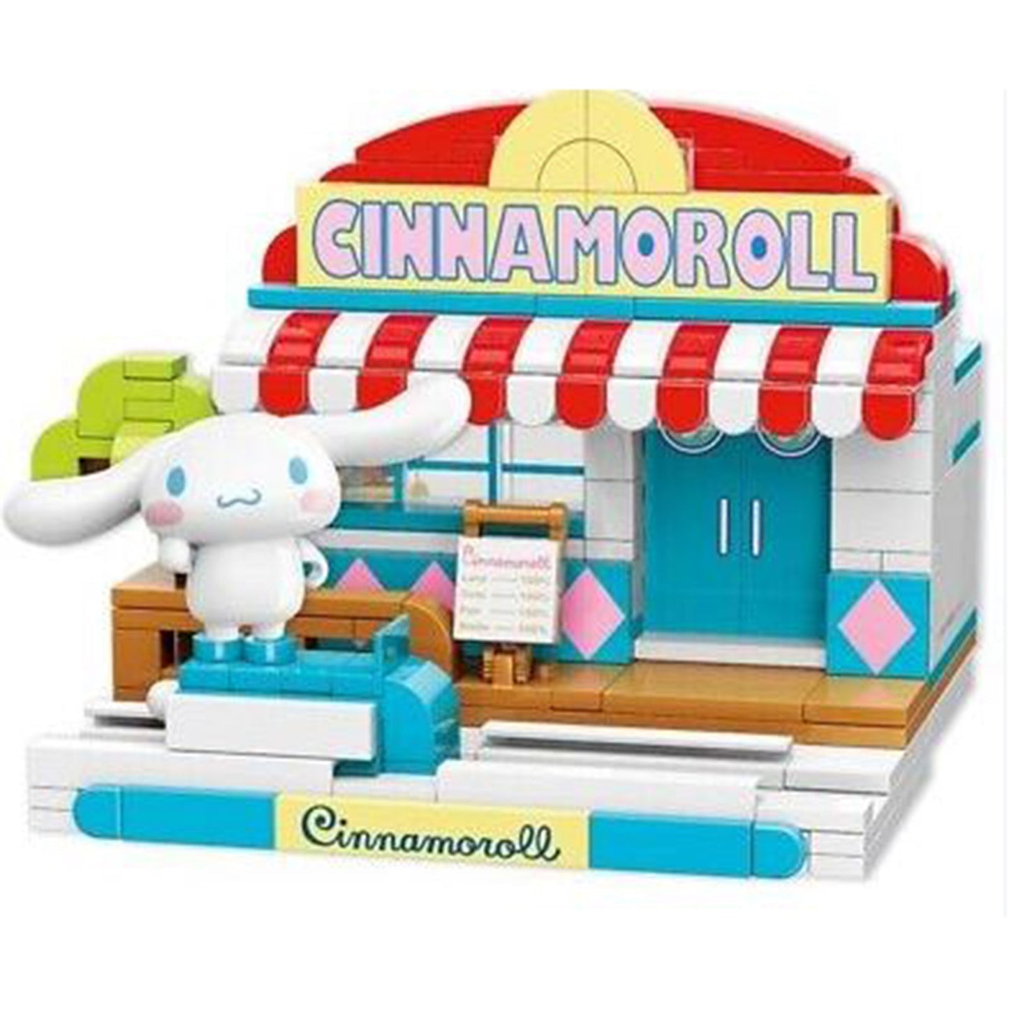 QMAN Keeppley Sanrio Cinnamoroll Dessert Shop Building Block Set