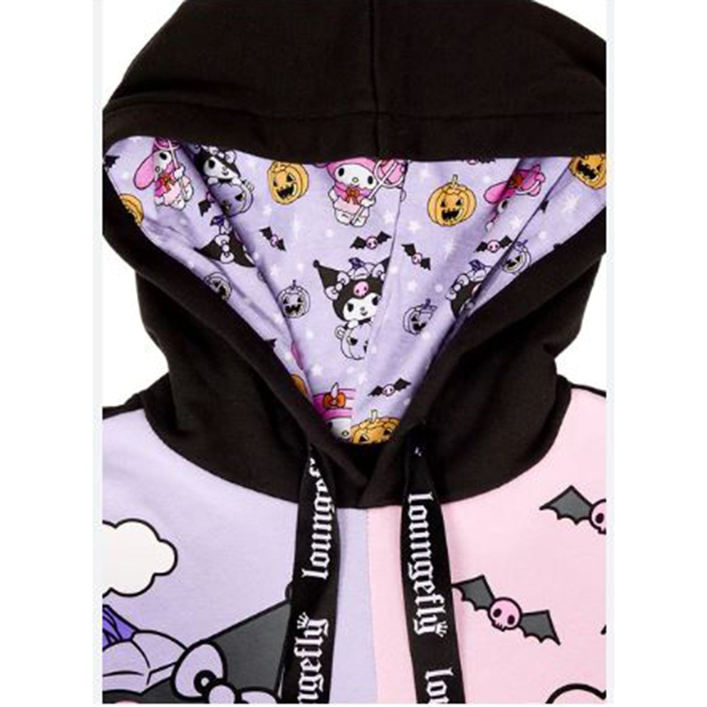 Loungefly Sanrio Kuromi And My Melody Halloween Hooded Sweatshirt