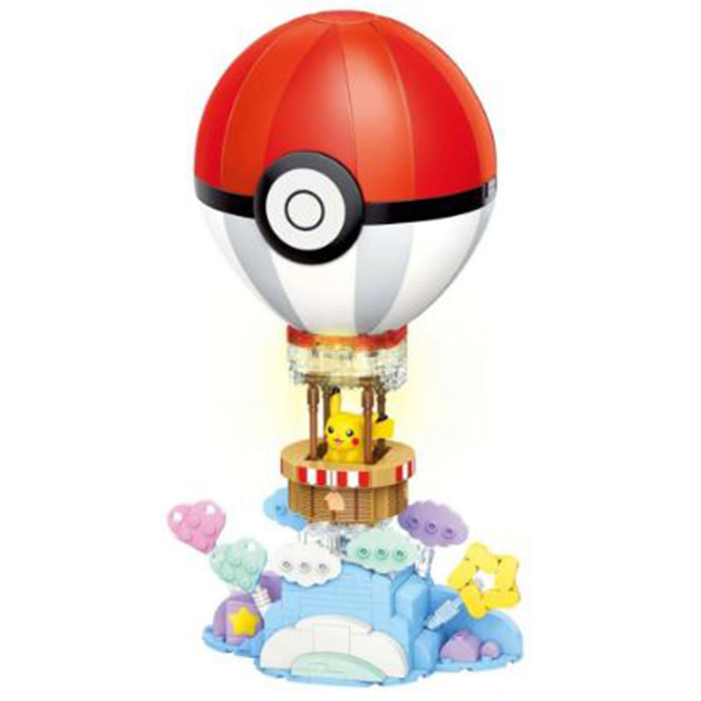 QMAN Keeppley Pokemon Hot Air Balloon Building Block Set