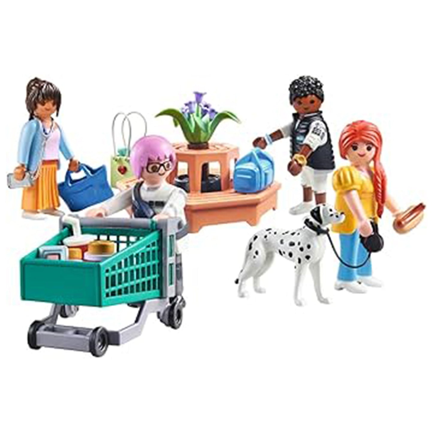 Playmobil My Life Shopping Figures Building Set 71541